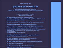 Tablet Screenshot of parties-und-events.de